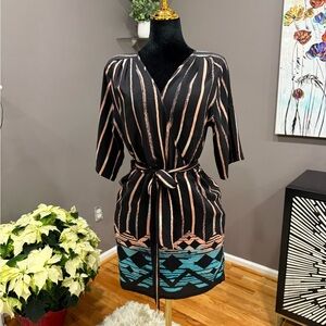 Presley Skye Black and Pink Dress